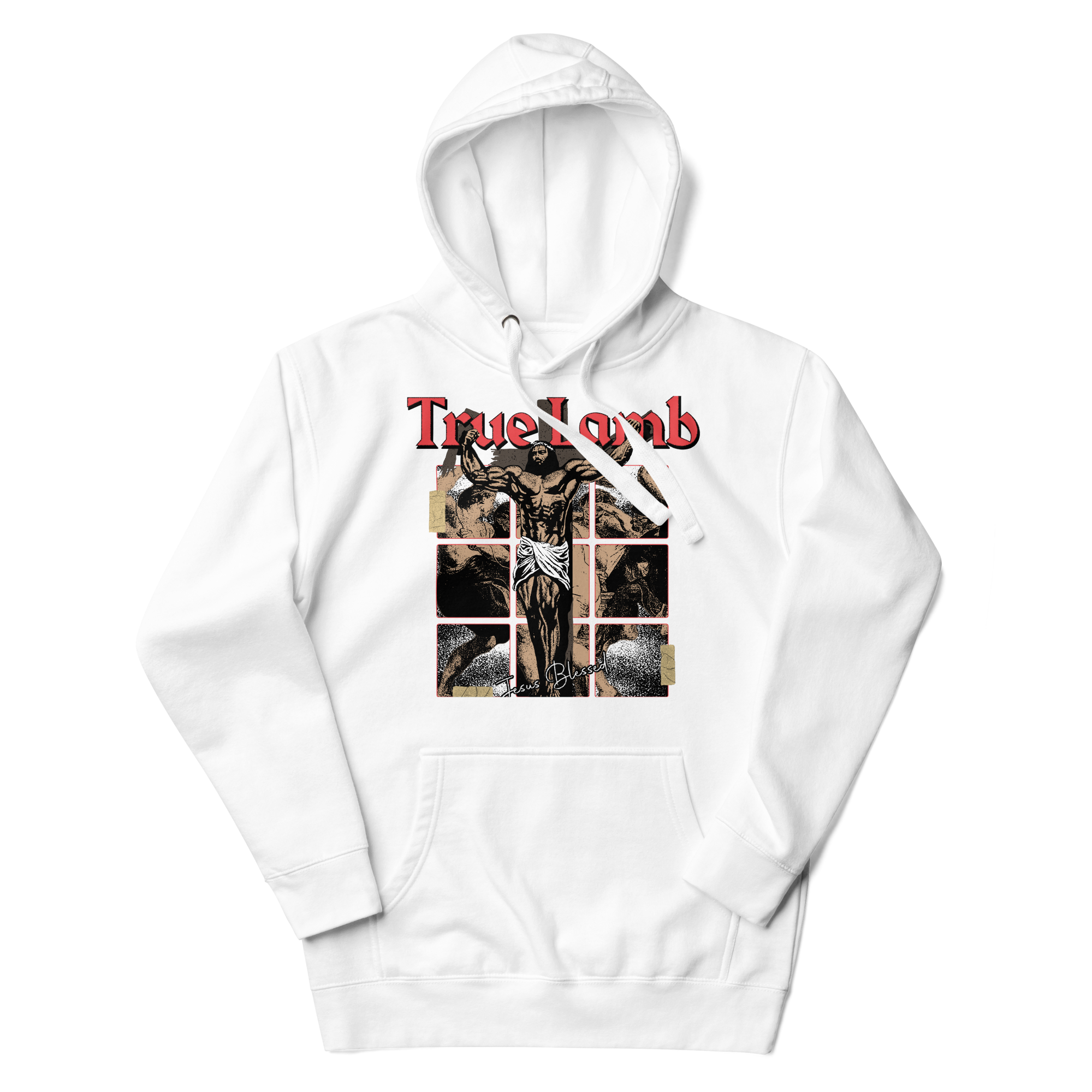 White "He Paid the Dept" Hoodie