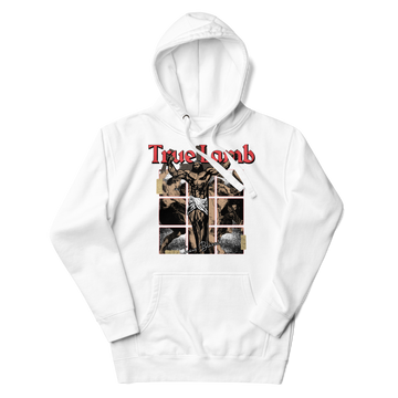White "He Paid the Dept" Hoodie